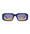 Мъжки слънчеви очила в синьо с оранжеви детайли Arnette-1 снимка