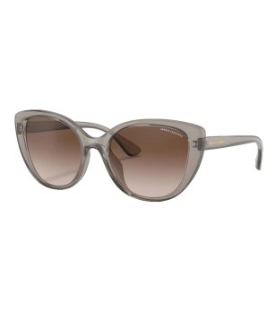 Дамски слънчеви очила в кафяво Armani Exchange снимка