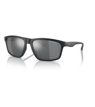Мъжки черни слънчеви очила с ацетатна рамка Armani Exchange снимка