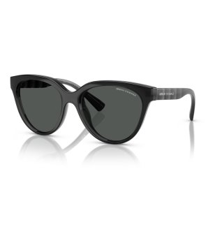 Черни слънчеви очила с ацетатна рамка Armani Exchange снимка