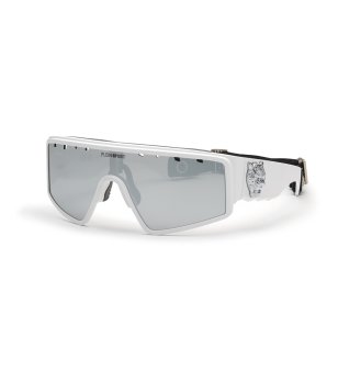 Мъжки бели слънчеви очила с огледални стъкла PHILIPP PLEIN SPORT снимка