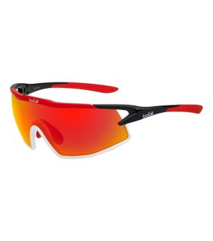 Unisex спортни очила с червени огледални стъкла Bolle B-ROCK снимка