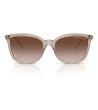 Дамски бежови слънчеви очила с кафяви лещи Armani Exchange-1 снимка