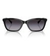 Дамски черни слънчеви очила със сиви стъкла Emporio Armani-1 снимка