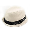 Памучна шапка в цвят екрю Bretta-0 снимка