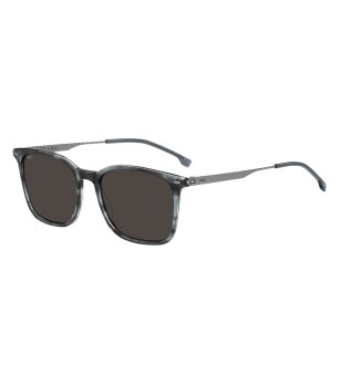 Сиви мъжки слънчеви очила HUGO BOSS BLACK снимка