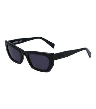 Дамски черни слънчеви очила с правоъгълна рамка Liu Jo снимка