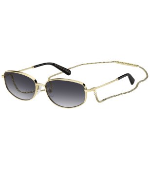 Златисти слънчеви очила с верижка THE MARC JACOBS снимка