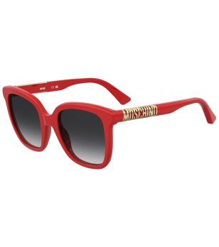 Дамски червени слънчеви очила с градиентни лещи Moschino снимка