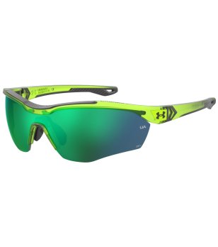 Мъжки неоново зелени слънчеви очила маска Under Armour снимка