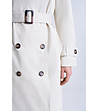 Бежово палто с колан COAT-1 снимка
