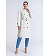 Бежово палто с колан COAT-3 снимка