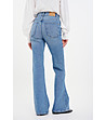 Дамски сини дънки клош JEANS-3 снимка