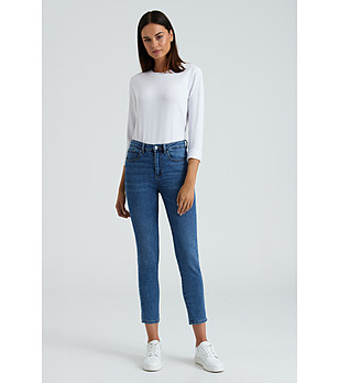 Сини дънки скини кройка JEANS снимка