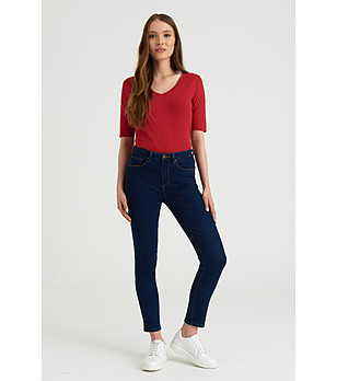 Тъмносини скини дънки JEANS снимка