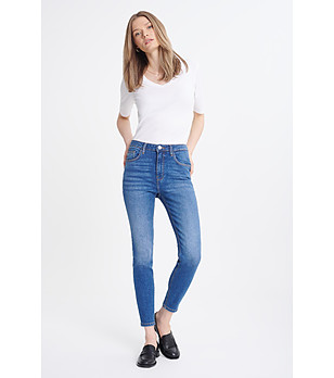 Сини дънки скини кройка JEANS снимка