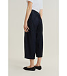 Тъмносини дънки culotte с колан JEANS-1 снимка