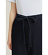 Тъмносини дънки culotte с колан JEANS-3 снимка