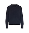 Тъмносиня жилетка с копчета SWEATER-4 снимка