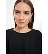 Черна суитшърт блуза с 3/4 ръкав SWEATSHIRT-1 снимка