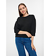 Черна суитшърт блуза с 3/4 ръкав SWEATSHIRT-2 снимка