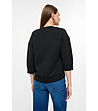 Черна суитшърт блуза с 3/4 ръкав SWEATSHIRT-3 снимка