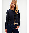 Тъмносиньо сако с декоративни копчета ZAK-3 снимка