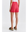 Розови шорти с колан-4 снимка