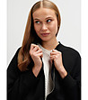 Черно суитшърт яке с цип SWEATSHIRT-4 снимка