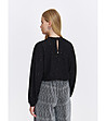 Черна блуза с пайети SWEATSHIRT-3 снимка