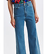 Сини дънки с висока талия TOP SECRET-4 снимка