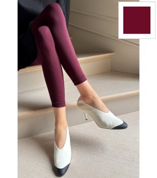 Клин чорапогащник в цвят бордо VELVET 200 DEN снимка