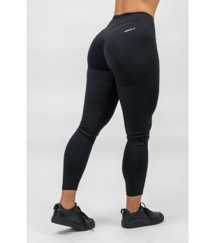 Черен стягащ клин GLUTE PUMP с висока талия снимка