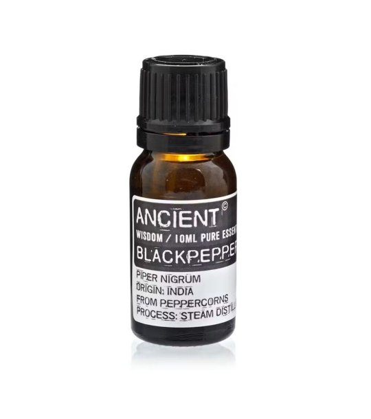 Етерично масло от черен пипер 10 ml снимка