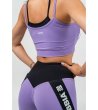 Лилаво спортно бюстие с двойна платка FLEX-3 снимка