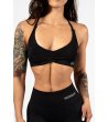 Черно спортно бюстие с кръстосани презрамки TOTALLY SEAMLESS-3 снимка