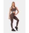 Кафяво спортно бюстие с кръстосан гръб MEDIUM IMPACT CROSS BACK SPORTS BRA-2 снимка
