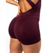 Тъмночервен спортен гащеризон с изрязан гръб STRONG BEAUTY-3 снимка