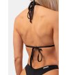 Черно триъгълно бански горнище Classic Triangle Bikini Top-3 снимка