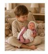 Реалистична кукла бебе Emma с одеяло-2 снимка