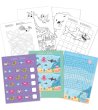 Детска книжка за оцветяване и активности със сладки животни Sense-1 снимка