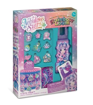 Комплект за плетене на гривни с талисмани RAINBOW LOOM снимка