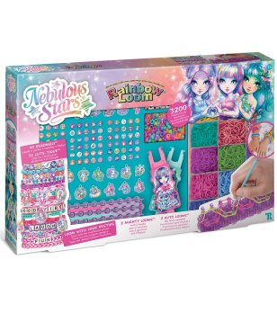 Творчески комплект за гривни RAINBOW LOOM Приятелки завинаги снимка