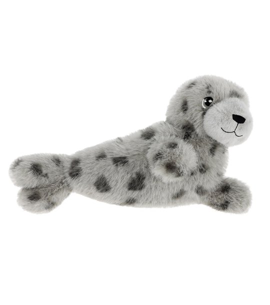 Сива плюшена играчка тюлен 30 см снимка