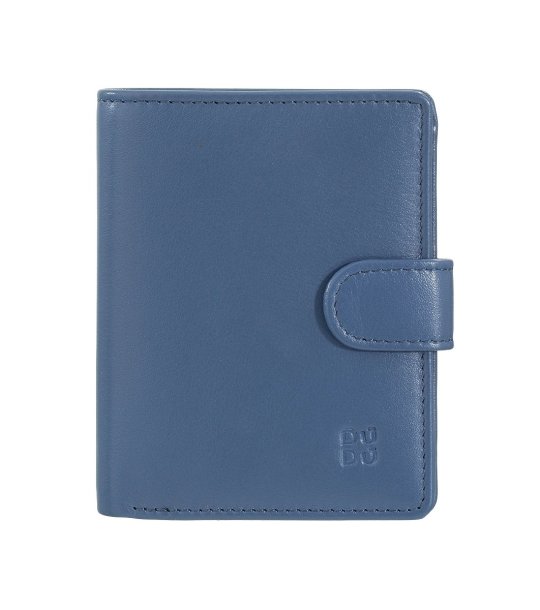 Син кожен портфейл Denim Blue BILBAO снимка