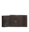 Кафяв мъжки вертикален портфейл Pierre-3 снимка
