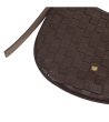 Кафява плетена чанта hobo Coffee brown Hispani-2 снимка