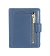 Син кожен портфейл Denim Blue BILBAO-1 снимка