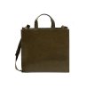 Зелена чанта тип shopper FOREST GLOW-4 снимка