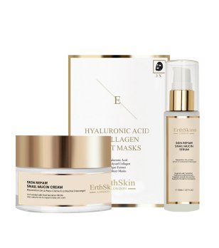 Комплект крем, серум и маски за лице Repair Snail Mucin снимка